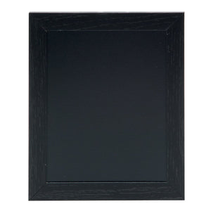 Securit Woody black framed wall chalkboard