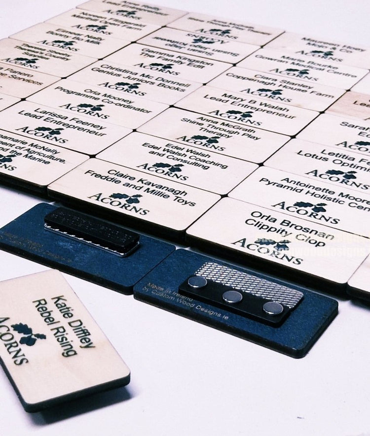 Name Badges - Custom Wood Designs