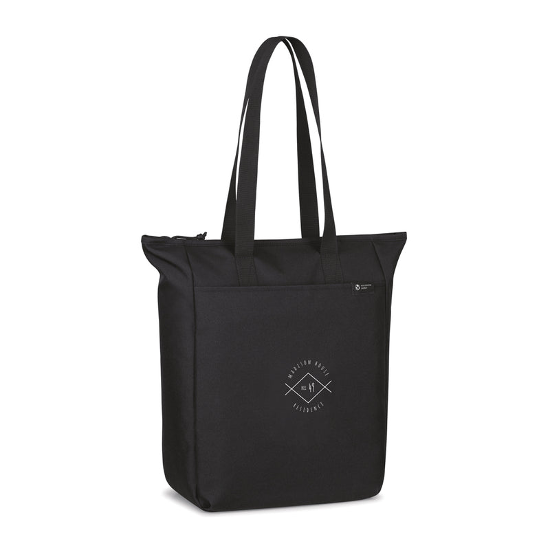 Load image into Gallery viewer, Renew AWARE™ rPET Zippered Tote bag from XD Collection, eco-friendly bags &amp; travel accessory with zipper closure and durable design.
