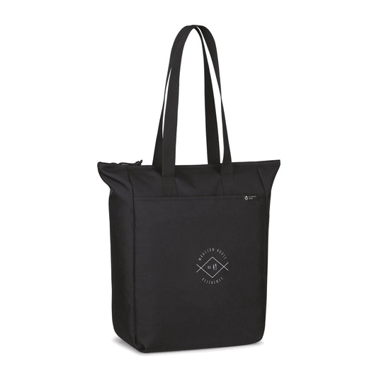 Renew AWARE™ rPET Zippered Tote bag from XD Collection, eco-friendly bags & travel accessory with zipper closure and durable design.