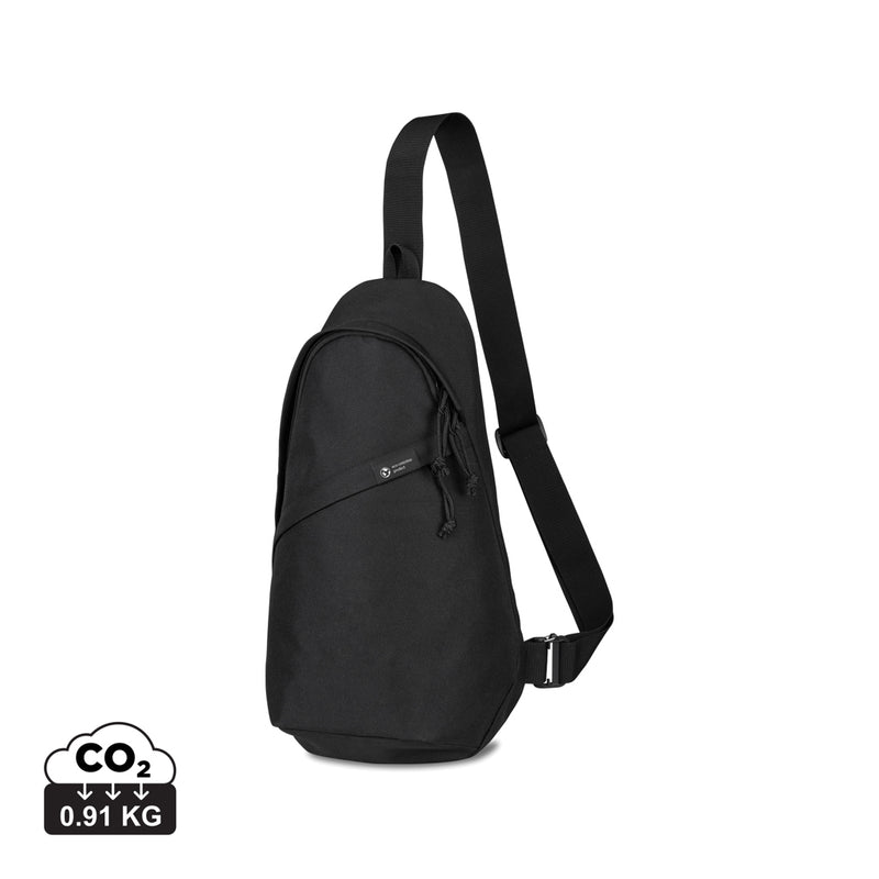 Load image into Gallery viewer, Renew AWARE™ rPET sling bag from XD Collection, lightweight eco-friendly bag with adjustable strap and modern design.
