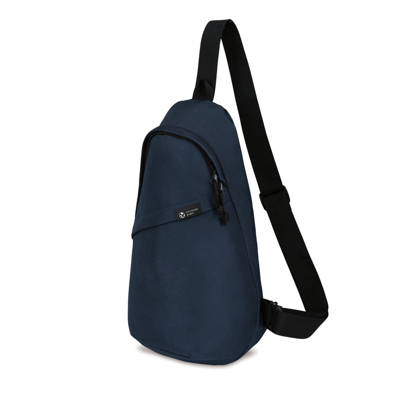 Load image into Gallery viewer, Renew AWARE™ rPET Sling Bag by XD Collection, eco-friendly bag with adjustable strap and sleek design, perfect for travel and daily use.
