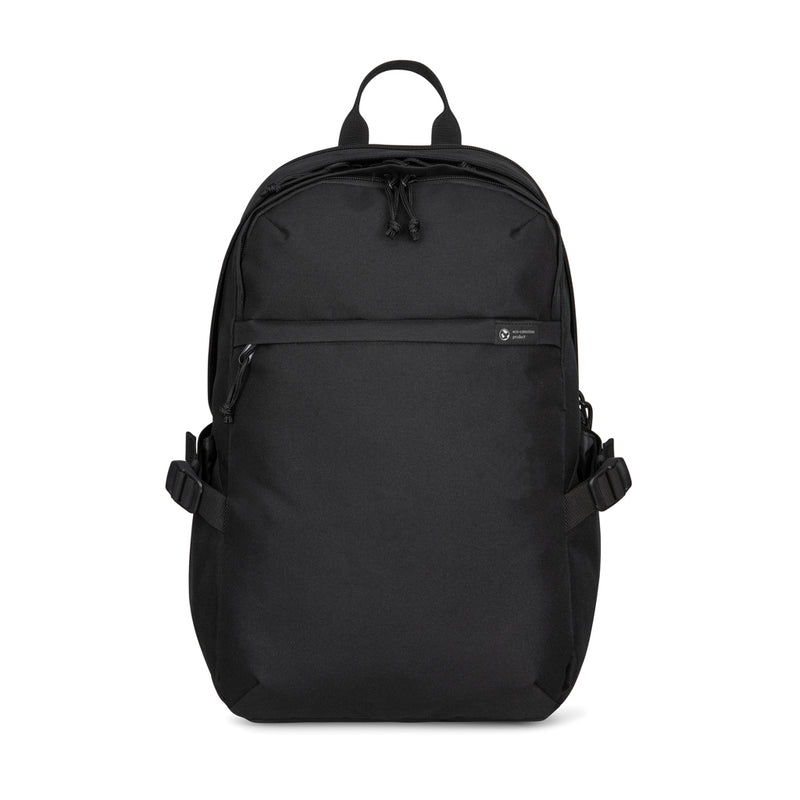 Load image into Gallery viewer, Renew AWARE™ rPET 15-inch laptop backpack by XD Collection, showing a sleek, eco-friendly bag with multiple compartments and padded straps.

