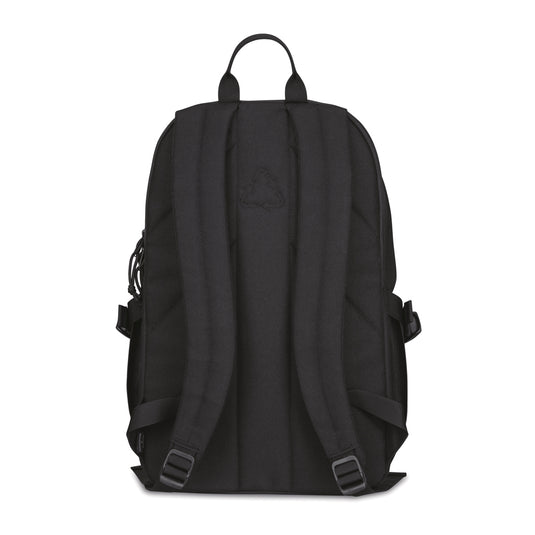 XD Collection Renew AWARE™ rPET 15-inch laptop backpack with multiple compartments and padded straps, made from recycled materials.