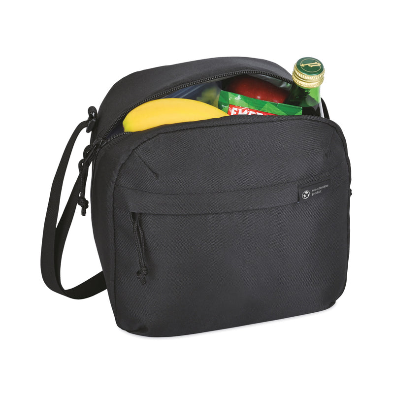 Load image into Gallery viewer, Renew AWARE™ rPET lunch cooler from XD Collection for outdoor use, featuring eco-friendly recycled plastic material and insulated design.
