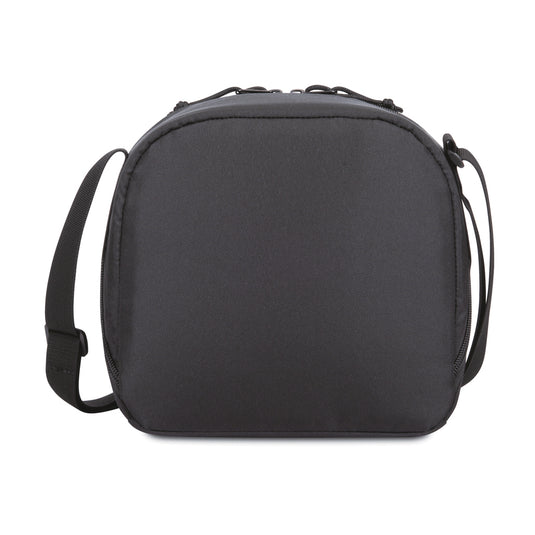 Renew AWARE™ rPET lunch cooler from XD Collection, outdoor insulated cooler bag with eco-friendly recycled materials and carrying handle.
