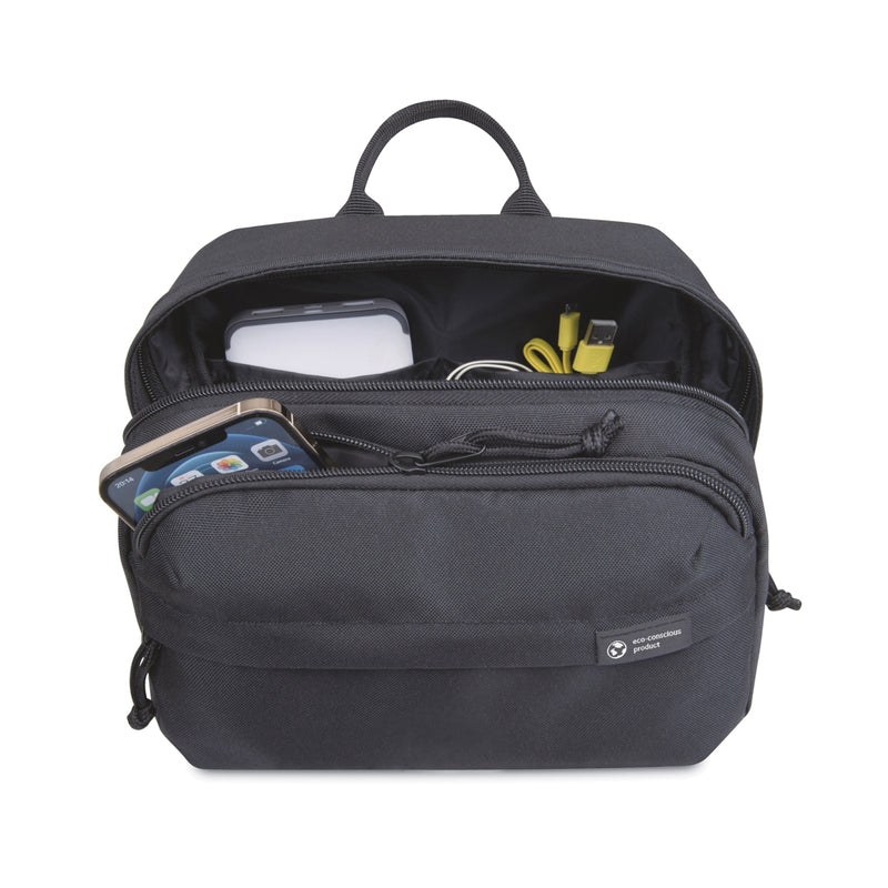 Load image into Gallery viewer, Renew AWARE™ rPET toiletry bag by XD Collection, eco-friendly travel bag with zipper closure and compact design.
