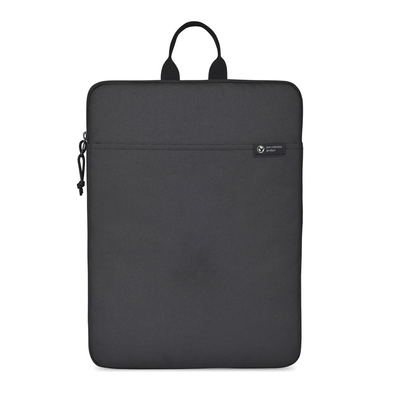 Load image into Gallery viewer, Renew AWARE™ rPET 16-inch laptop sleeve by XD Collection, made from recycled materials, featuring a sleek protective bag design.
