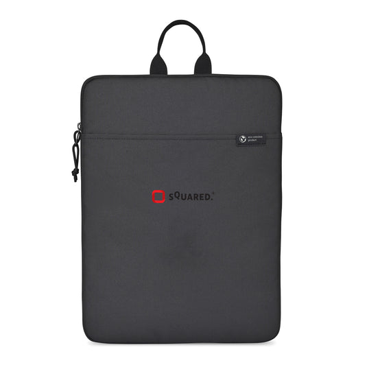 Renew AWARE™ rPET 16-inch laptop sleeve by XD Collection, made from recycled materials, with a sleek, protective design for laptops.