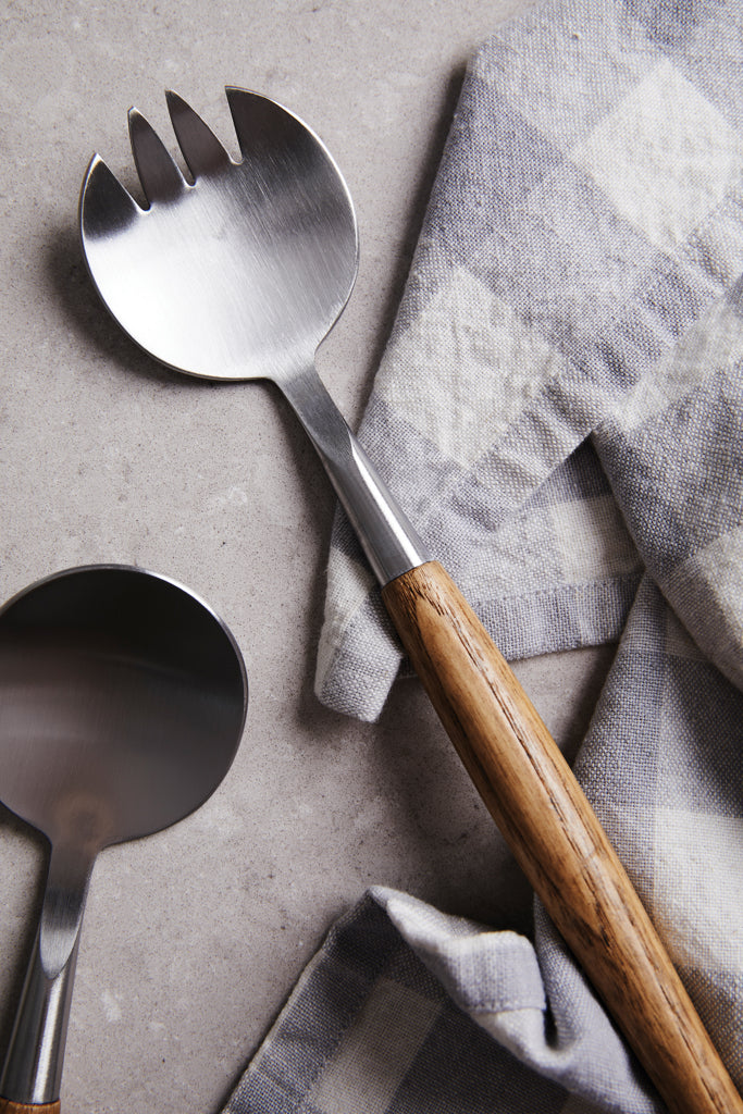 Load image into Gallery viewer, Retro serving cutlery - Custom Wood Designs
