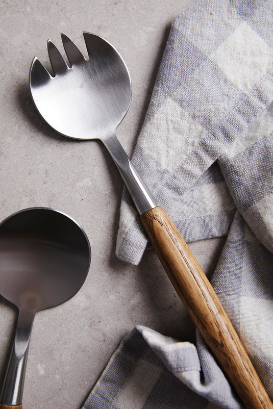 Retro serving cutlery - Custom Wood Designs