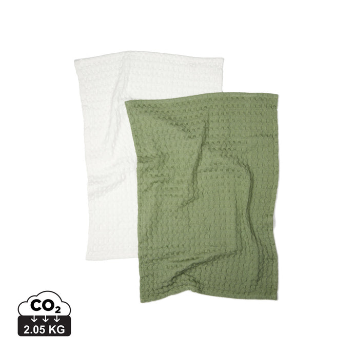 Cromer waffle kitchen towel, 2 pcs
