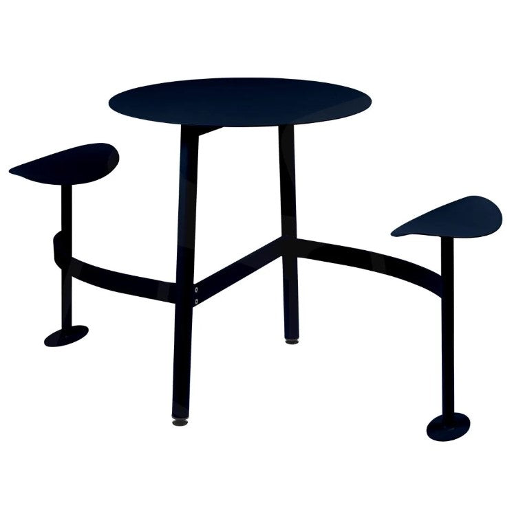 Load image into Gallery viewer, BOLDER 2-Seater Modular Round Outdoor Table with Integrated Seating
