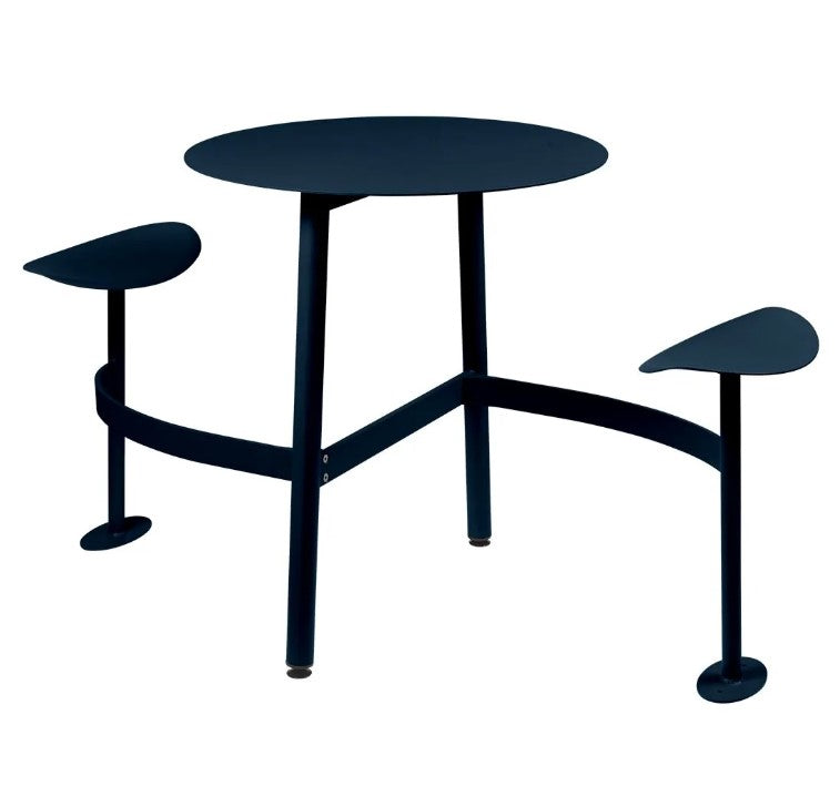 Load image into Gallery viewer, BOLDER 2-Seater Modular Round Outdoor Table with Integrated Seating
