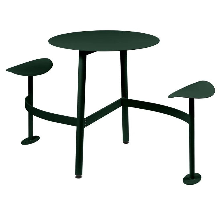 Load image into Gallery viewer, BOLDER 2-Seater Modular Round Outdoor Table with Integrated Seating
