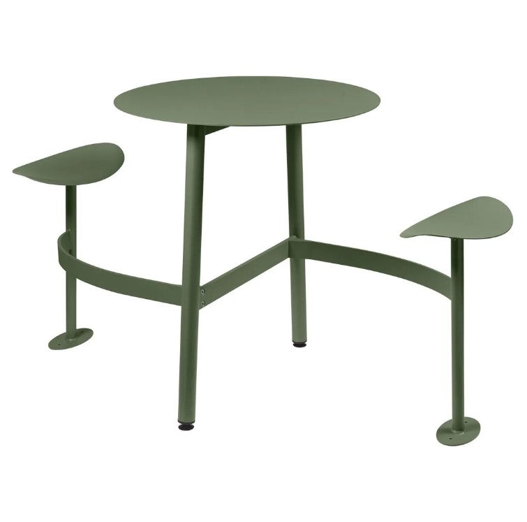 Load image into Gallery viewer, BOLDER 2-Seater Modular Round Outdoor Table with Integrated Seating
