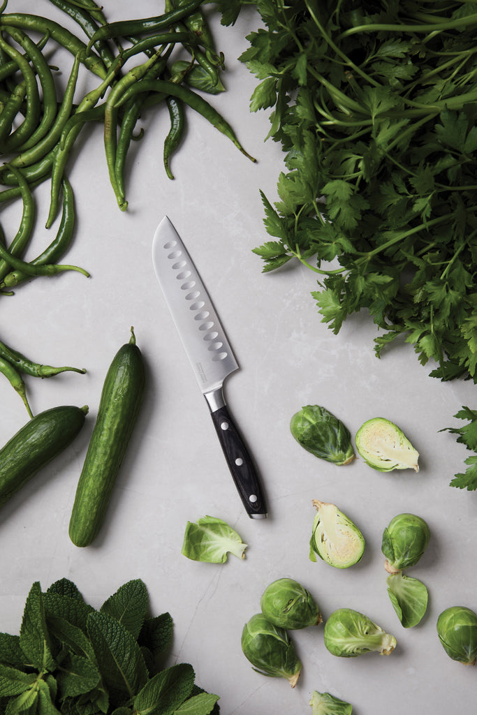 Load image into Gallery viewer, Kaiser Santoku Knife - Custom Wood Designs
