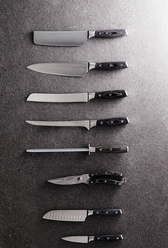 Kaiser Santoku Knife - Custom Wood Designs