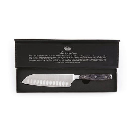 Kaiser Santoku Knife - Custom Wood Designs