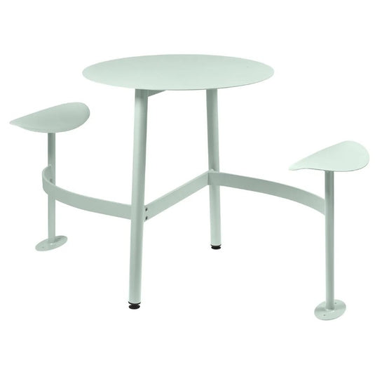 BOLDER 2-Seater Modular Round Outdoor Table with Integrated Seating