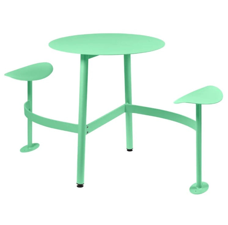 Load image into Gallery viewer, BOLDER 2-Seater Modular Round Outdoor Table with Integrated Seating
