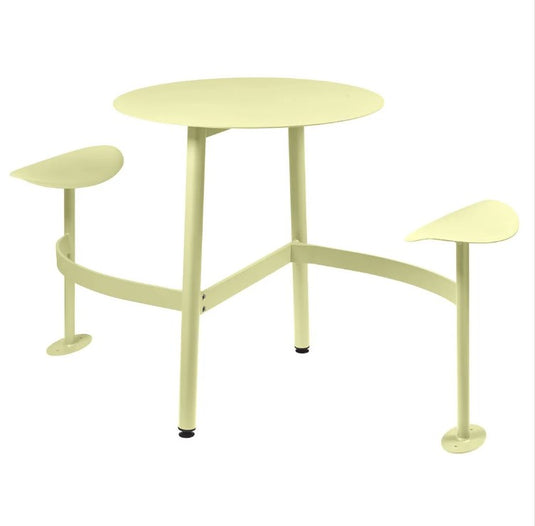 BOLDER 2-Seater Modular Round Outdoor Table with Integrated Seating