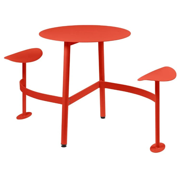 Load image into Gallery viewer, BOLDER 2-Seater Modular Round Outdoor Table with Integrated Seating
