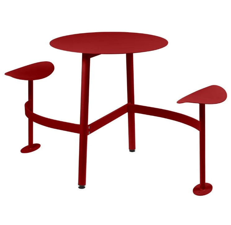 Load image into Gallery viewer, BOLDER 2-Seater Modular Round Outdoor Table with Integrated Seating
