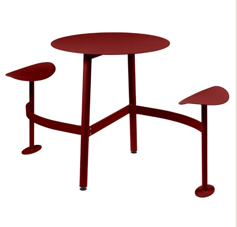 Load image into Gallery viewer, BOLDER 2-Seater Modular Round Outdoor Table with Integrated Seating
