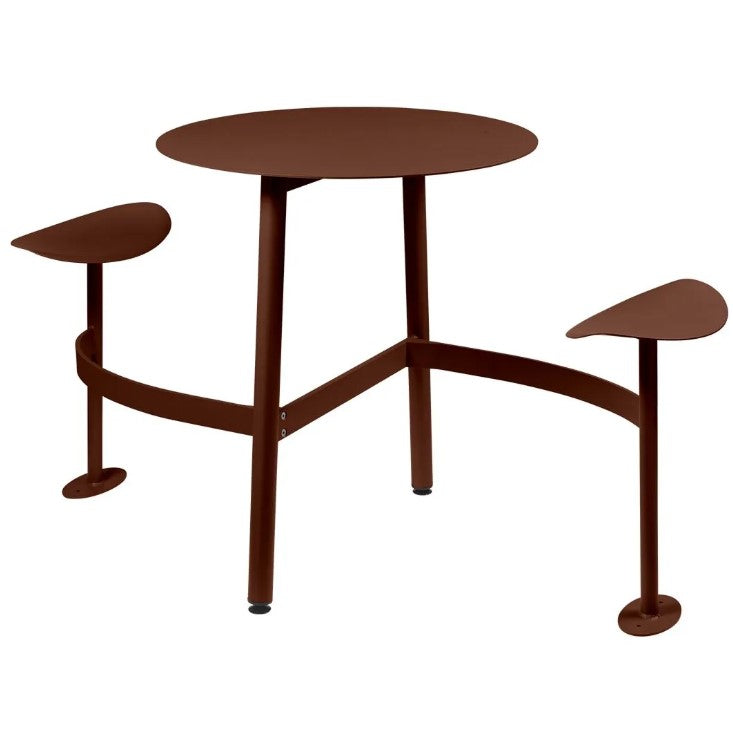 Load image into Gallery viewer, BOLDER 2-Seater Modular Round Outdoor Table with Integrated Seating
