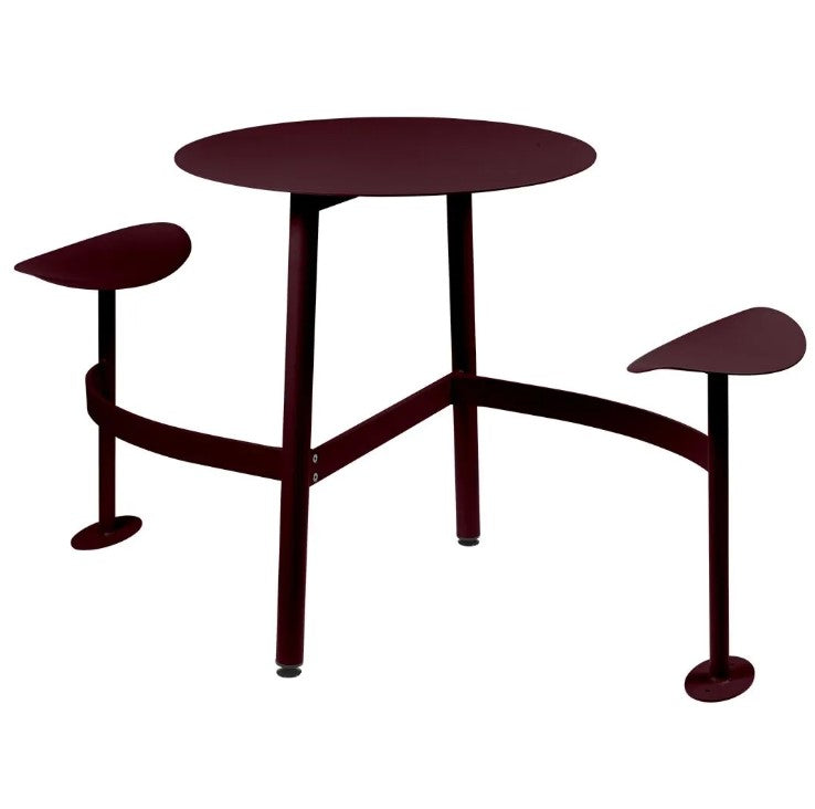 Load image into Gallery viewer, BOLDER 2-Seater Modular Round Outdoor Table with Integrated Seating
