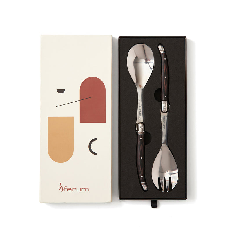 Load image into Gallery viewer, VINGA Gigaro serving cutlery - Custom Wood Designs
