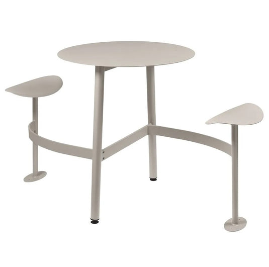 BOLDER 2-Seater Modular Round Outdoor Table with Integrated Seating