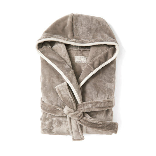 Louis luxury plush RPET robe size L-XL