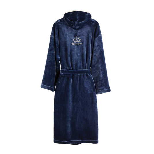Louis luxury plush RPET robe size L-XL