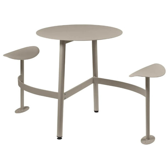 BOLDER 2-Seater Modular Round Outdoor Table with Integrated Seating