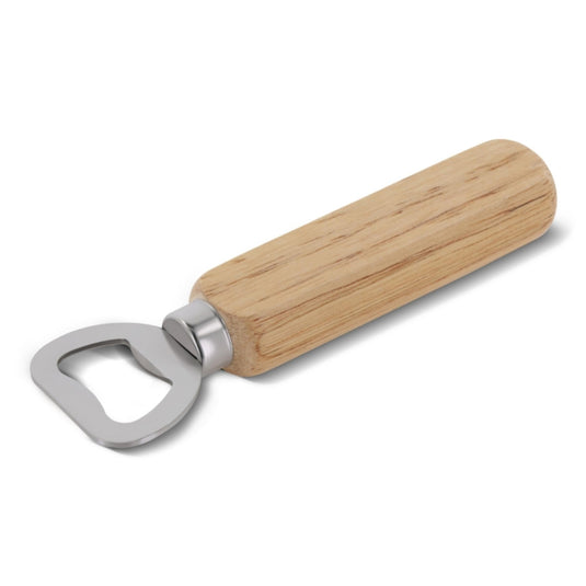 50 x Bottle opener w/wooden handle Custom Wood Designs __label: Multibuy 50-x-branded-50-x-bottle-opener-w-wooden-handle-53612763971927