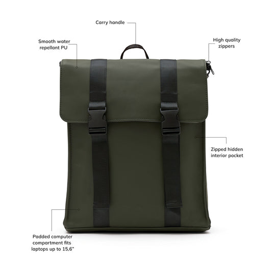 VINGA Baltimore Backpack - Custom Wood Designs