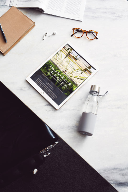 Lean Glass Water Bottle