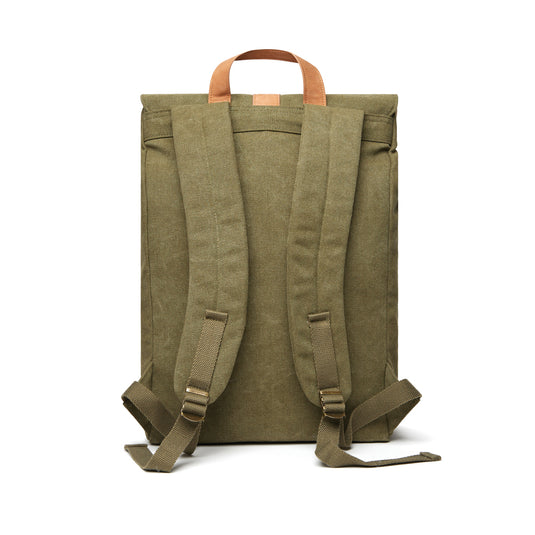 Vinga Bosle backpack made from GRS recycled canvas, stylish bags and travel accessory with eco-friendly design.