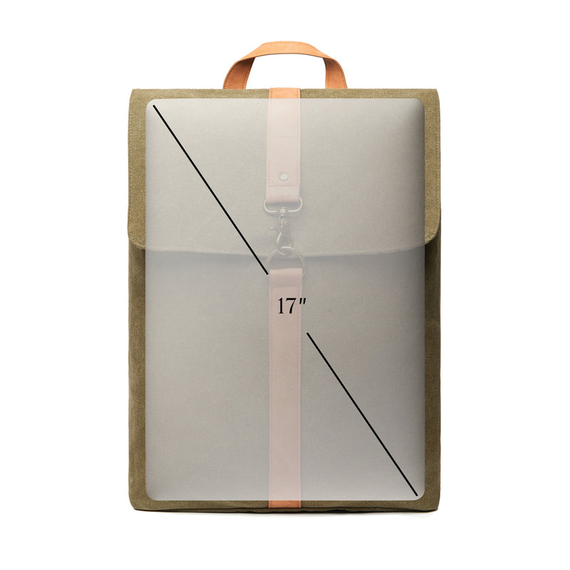 Load image into Gallery viewer, Vinga Bosle backpack made from GRS recycled canvas, featuring a durable bag design with eco-friendly materials.
