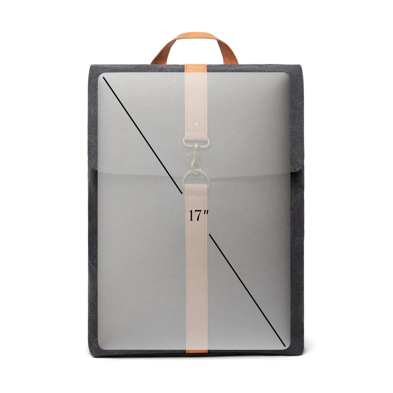 Load image into Gallery viewer, Vinga Bosle backpack made from GRS recycled canvas, stylish and eco-friendly travel bag with adjustable straps and multiple compartments.
