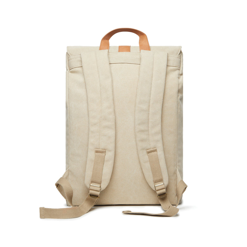 Load image into Gallery viewer, Vinga Bosle backpack made from GRS recycled canvas, stylish eco-friendly bags and travel accessory with adjustable straps.
