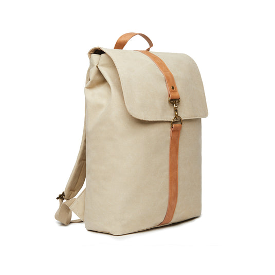 Vinga Bosle backpack made from GRS recycled canvas, stylish bags and travel accessory with adjustable straps and multiple compartments.