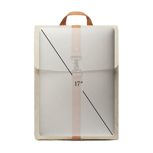 Vinga Bosle backpack made of GRS recycled canvas, stylish bags and travel accessory with adjustable straps and front pocket.