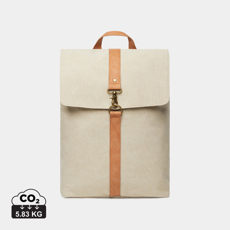 Load image into Gallery viewer, Vinga Bosle backpack made from GRS recycled canvas, stylish bags and travel accessory with eco-friendly design.
