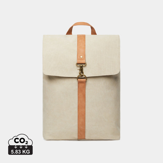 Vinga Bosle backpack made from GRS recycled canvas, stylish bags and travel accessory with eco-friendly design.