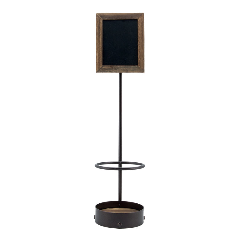 Load image into Gallery viewer, Securit Table Chalkboards - Bottle Display - Brown 44x11x11,3cm - Pack of 5
