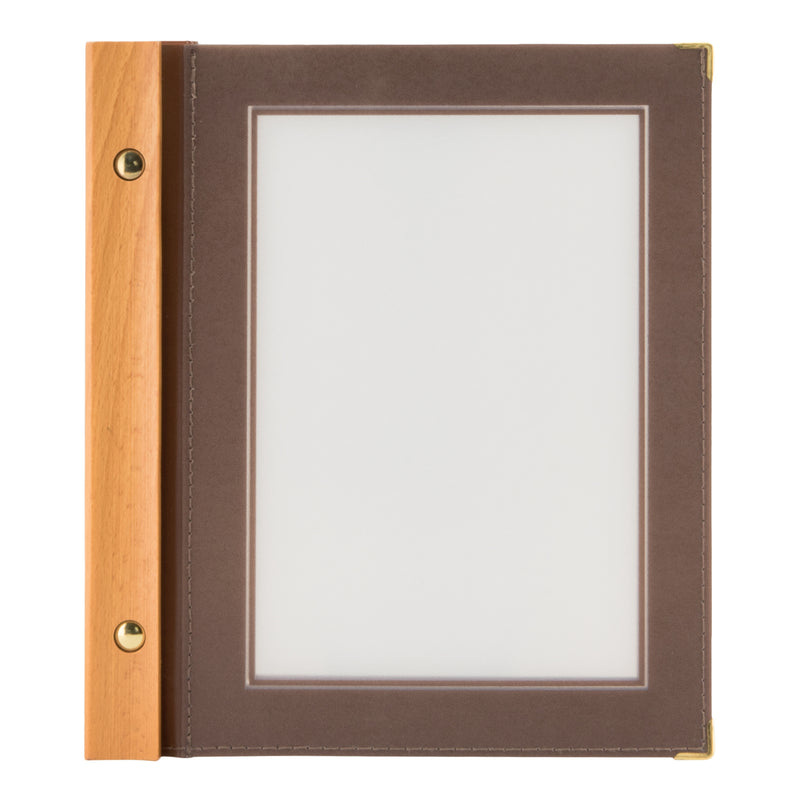 Load image into Gallery viewer, Securit Menu Holders - Wood - Brown 24x20,5x2cm - Pack of 10
