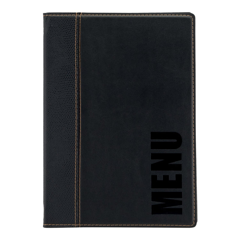 Load image into Gallery viewer, Securit Menu Set - Trendy A5 Black - 10 Menu Holders + 20 Extra Pouches
